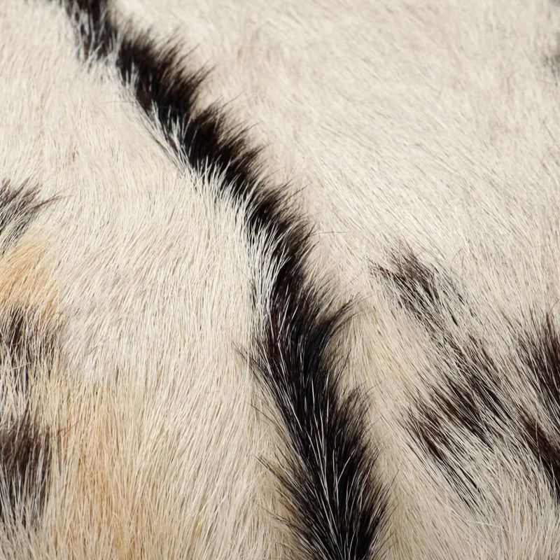 vidaXL Bench Genuine Goat Leather 120x30x45 cm