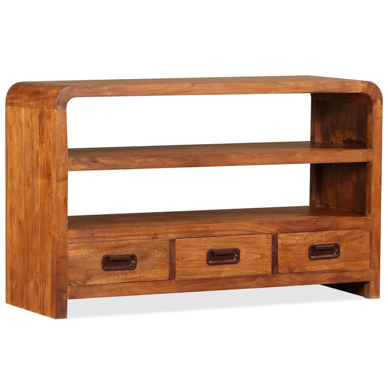 vidaXL TV Cabinet Solid Wood Acacia