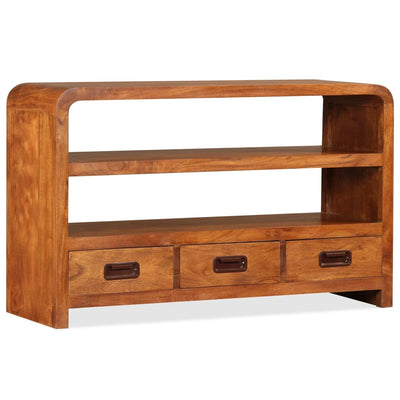 vidaXL TV Cabinet Solid Wood Acacia
