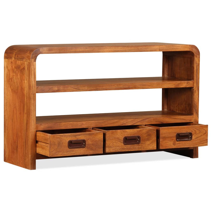 vidaXL TV Cabinet Solid Wood Acacia