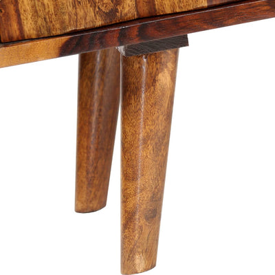 vidaXL TV Cabinet Solid Sheesham Wood 140x30x40 cm