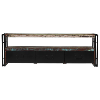 vidaXL TV Cabinet Solid Reclaimed Wood 120x30x40 cm
