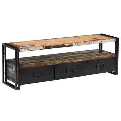 vidaXL TV Cabinet Solid Reclaimed Wood 120x30x40 cm
