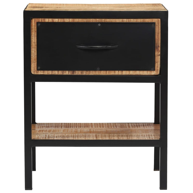 vidaXL Bedside Cabinet Solid Mango Wood 40x30x50 cm