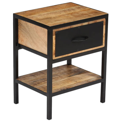 vidaXL Bedside Cabinet Solid Mango Wood 40x30x50 cm