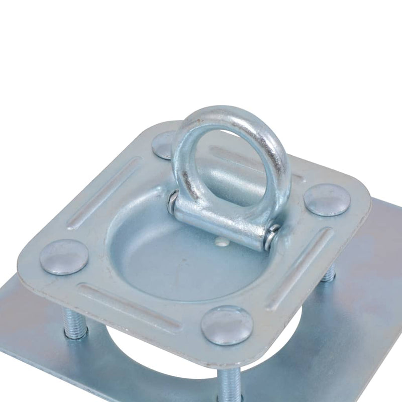 vidaXL Lashing Rings for Trailer 6 pcs Galvanised Steel 2000 kg
