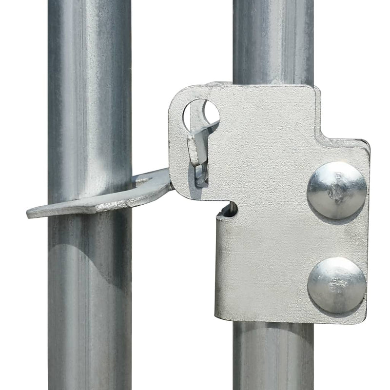 vidaXL Outdoor Chicken Cage Galvanised Steel 2x2x1.92 m