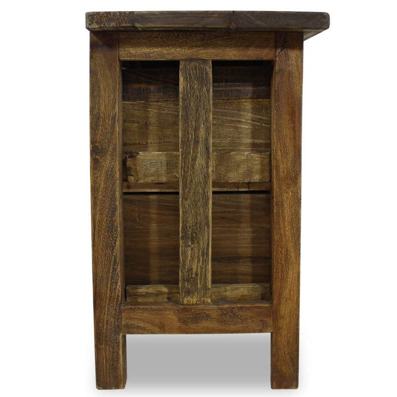 vidaXL Nightstand Solid Mahogany Wood 40x30x51 cm
