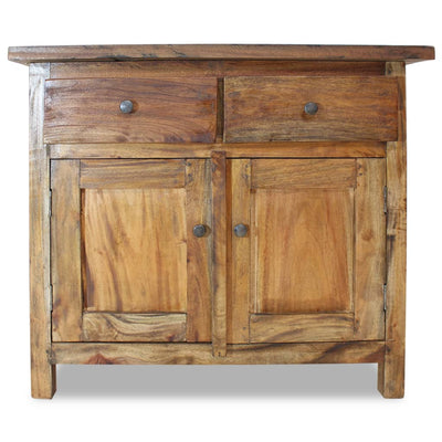 vidaXL Sideboard Solid Mahogany Wood 75x30x65 cm