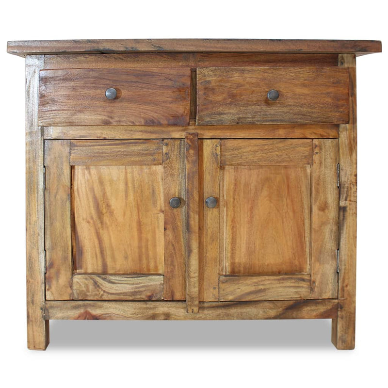 vidaXL Sideboard Solid Mahogany Wood 75x30x65 cm