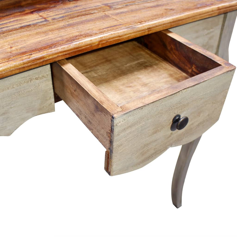 vidaXL Writing Desk Solid Mahogany Wood 80x40x92 cm