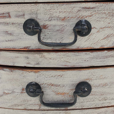 vidaXL Bedside Cabinet Solid Mahogany Wood 48x35x64 cm