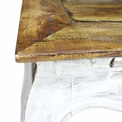 vidaXL Side Table Solid Reclaimed Wood 50x50x35 cm