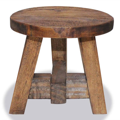 vidaXL Stool Solid Reclaimed Wood
