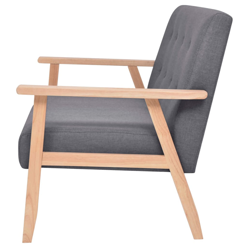 vidaXL 2-Seater Sofa Fabric Blue