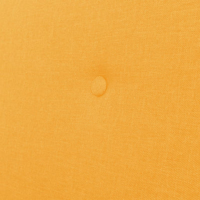 vidaXL Armchair Yellow Fabric