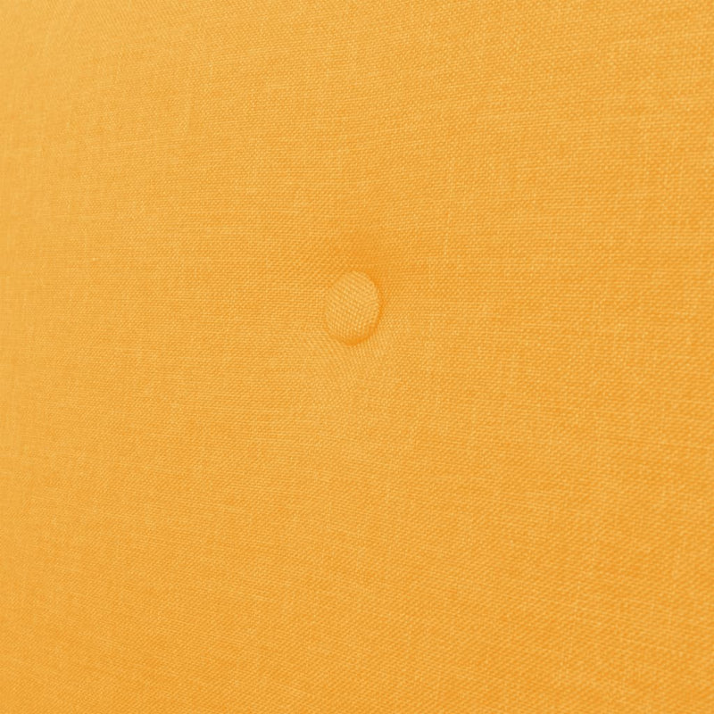 vidaXL Armchair Yellow Fabric