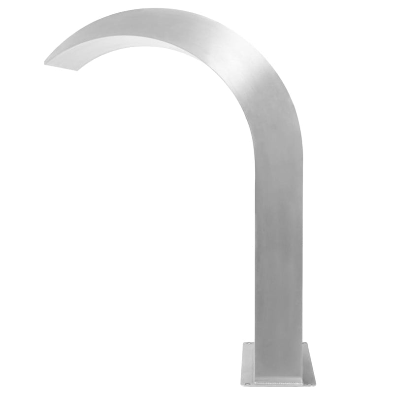 Rectangular Waterfall Pool Fountain Stainless Steel 90 cm