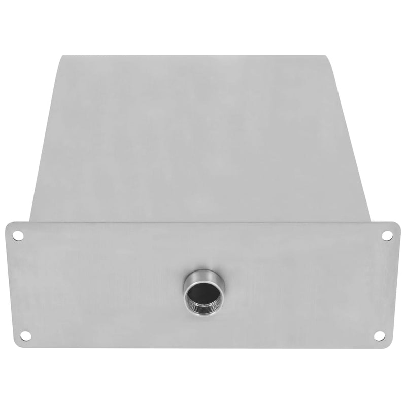 Rectangular Waterfall Pool Fountain Stainless Steel 90 cm