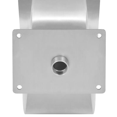 Rectangular Waterfall Pool Fountain Stainless Steel 90 cm