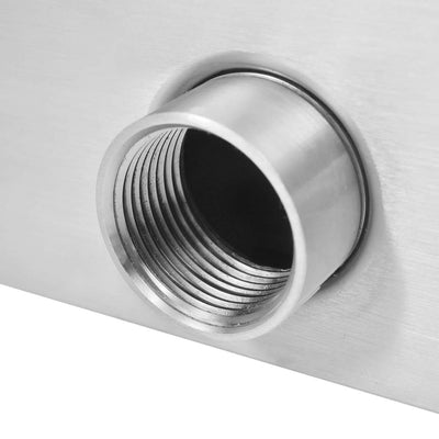 Rectangular Waterfall Pool Fountain Stainless Steel 90 cm