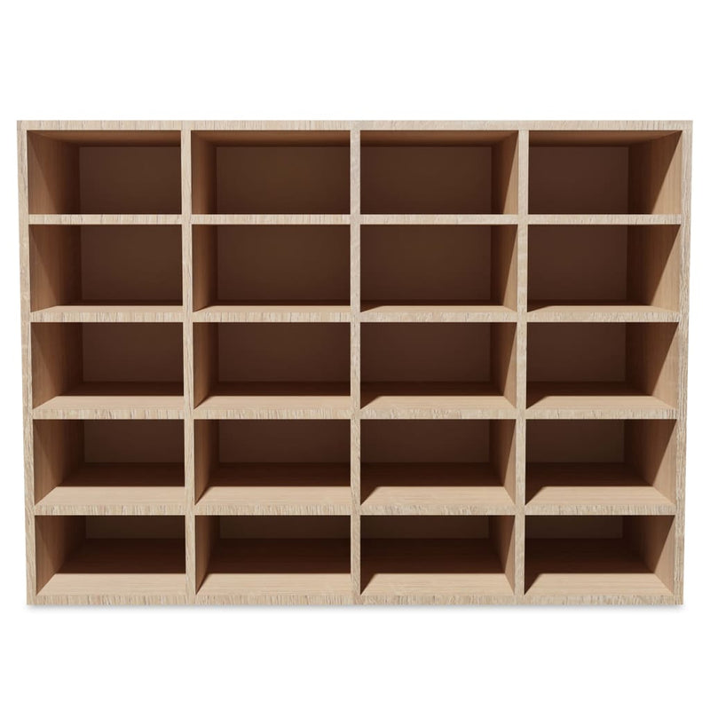 vidaXL Shoe Rack Engineered Wood 92x30x67.5 cm Black