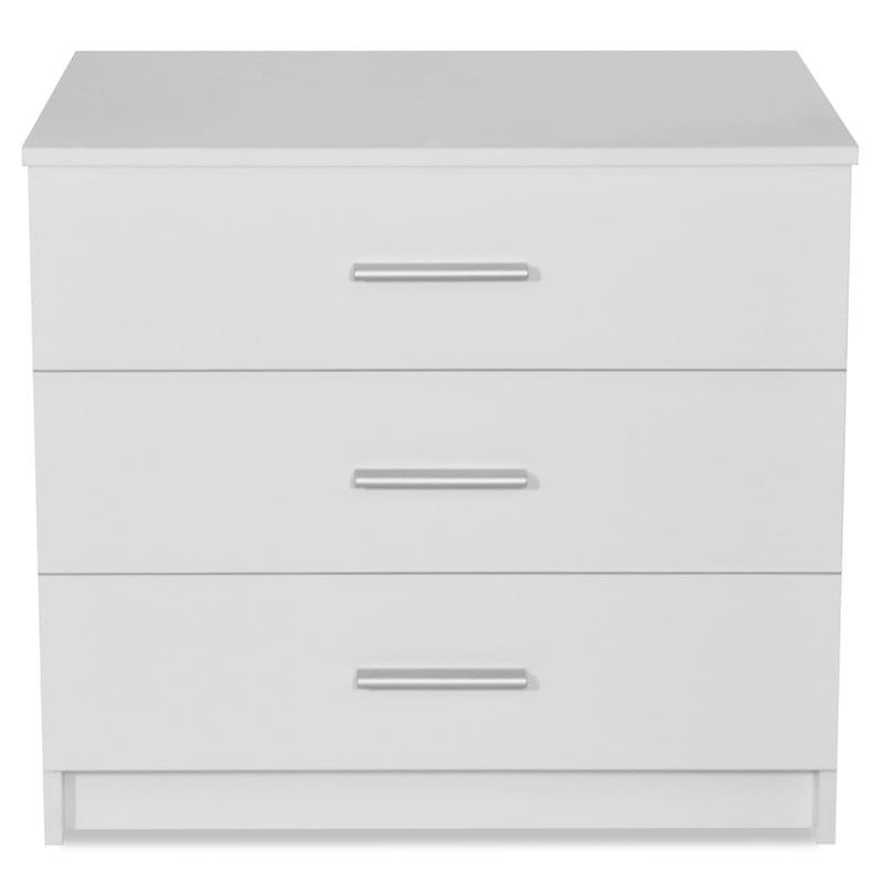 vidaXL Chest of Drawers Engineered Wood 71x35x68 cm White