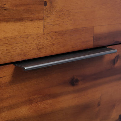 vidaXL Chest of Drawers Solid Acacia Wood 45x32x115 cm