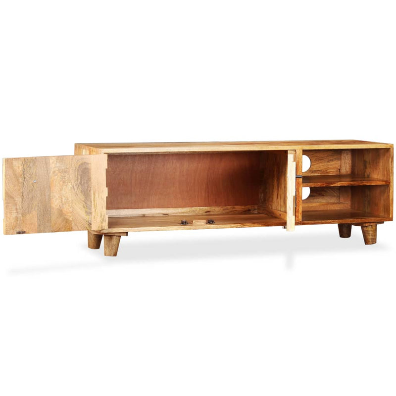 vidaXL TV Cabinet Solid Mango Wood 118x35x40 cm