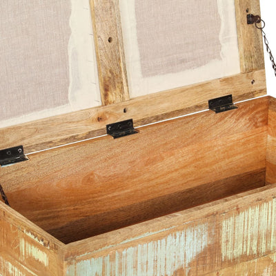 vidaXL Storage Bench Solid Reclaimed Wood 80x40x40 cm