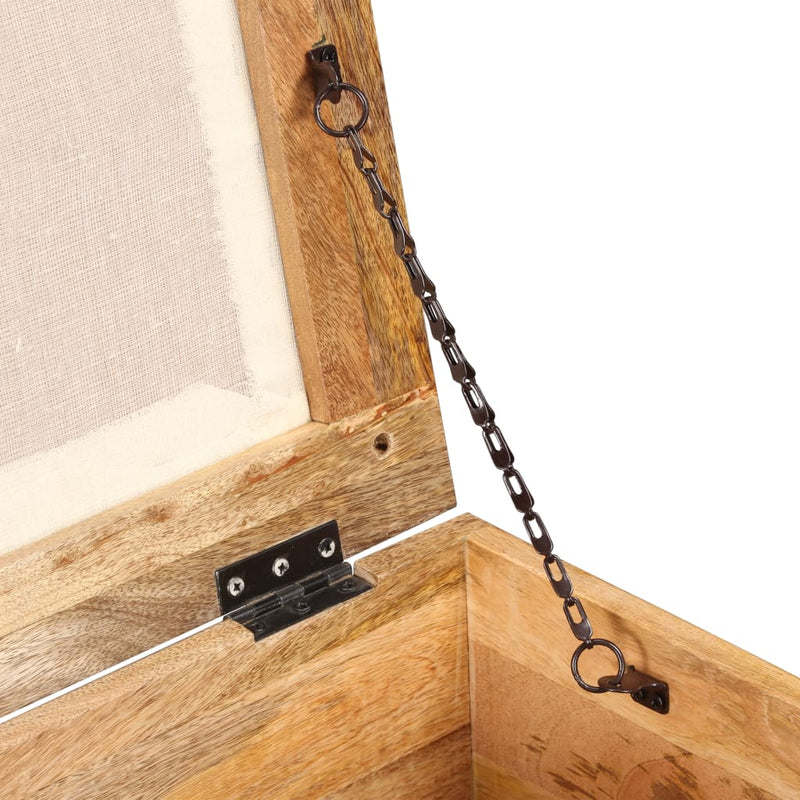 vidaXL Storage Bench Solid Reclaimed Wood 40x40x45 cm