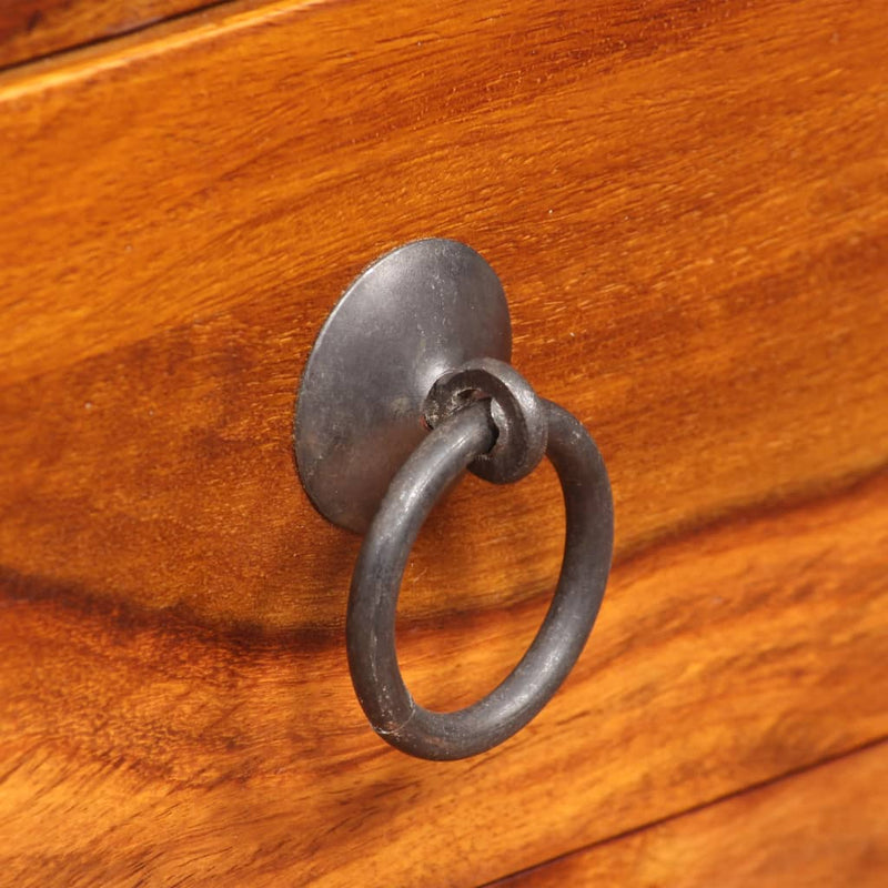 vidaXL TV Cabinet Solid Sheesham Wood 90x30x40 cm