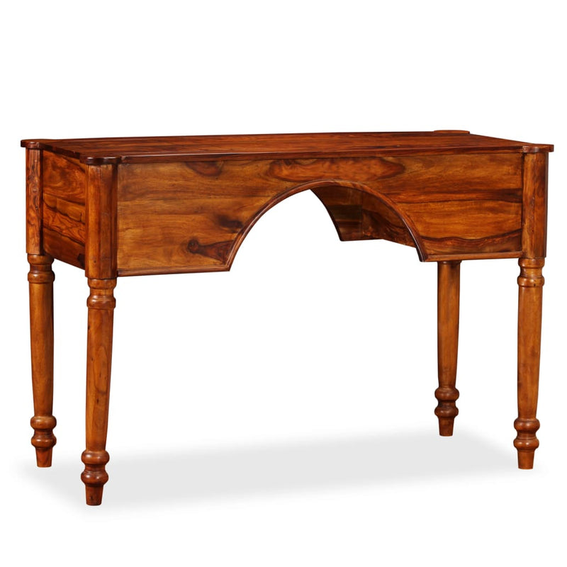 vidaXL Writing Table Solid Sheesham Wood 115x50x76cm