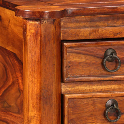 vidaXL Writing Table Solid Sheesham Wood 115x50x76cm