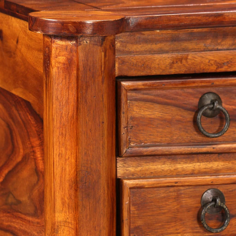 vidaXL Writing Table Solid Sheesham Wood 115x50x76cm