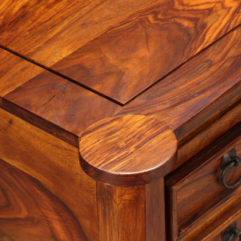 vidaXL Writing Table Solid Sheesham Wood 115x50x76cm