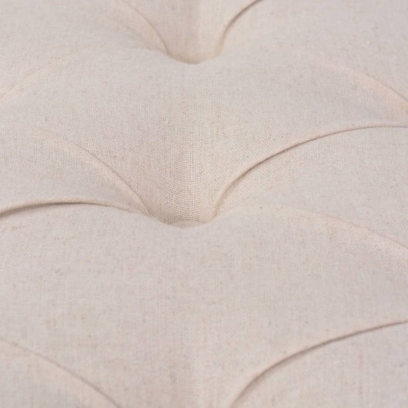 vidaXL Bench Linen Solid Wood 150x40x48 cm Dark Grey