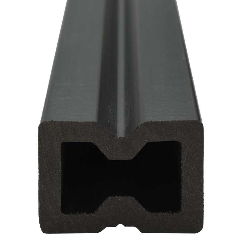 vidaXL WPC Decking Boards with Accessories 40 m² 4 m Anthracite