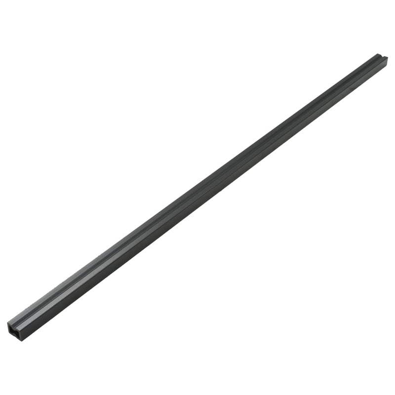 vidaXL WPC Decking Boards with Accessories 20 m² 4 m Anthracite