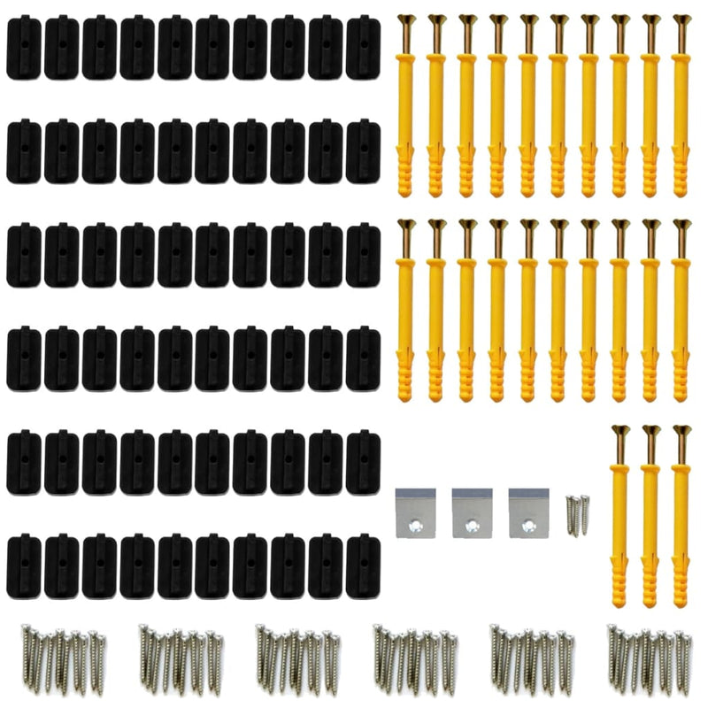 vidaXL WPC Decking Boards with Accessories 25 m² 4 m Anthracite