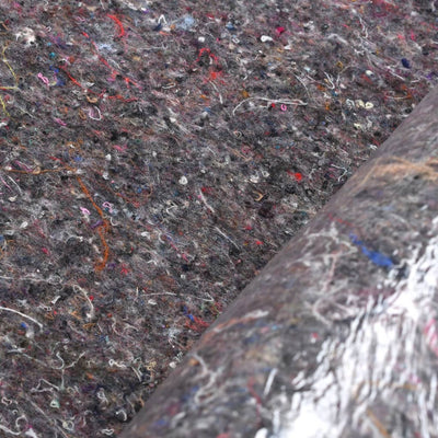 vidaXL Non-slip Painter Fleece 2 pcs 50 m 180 g/m² Grey