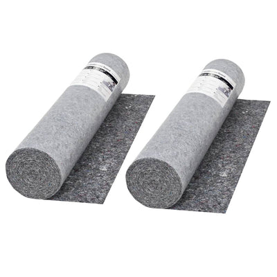 vidaXL Non-slip Painter Fleece 2 pcs 50 m 280 g/m² Grey