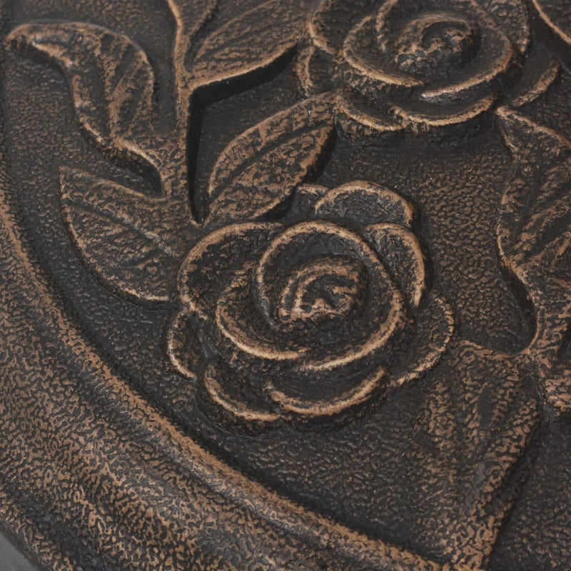 vidaXL Parasol Base Resin Square Black 12 kg