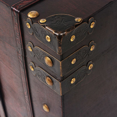 vidaXL Vintage Treasure Chest Wood 66x38x40 cm