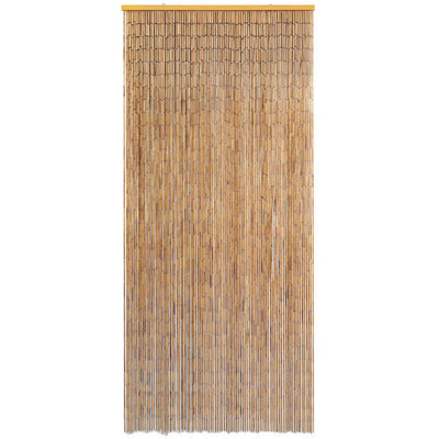 vidaXL Insect Door Curtain Bamboo 90x220 cm