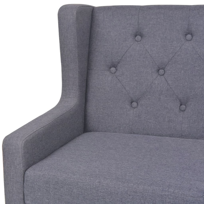 vidaXL Armchair Blue Fabric