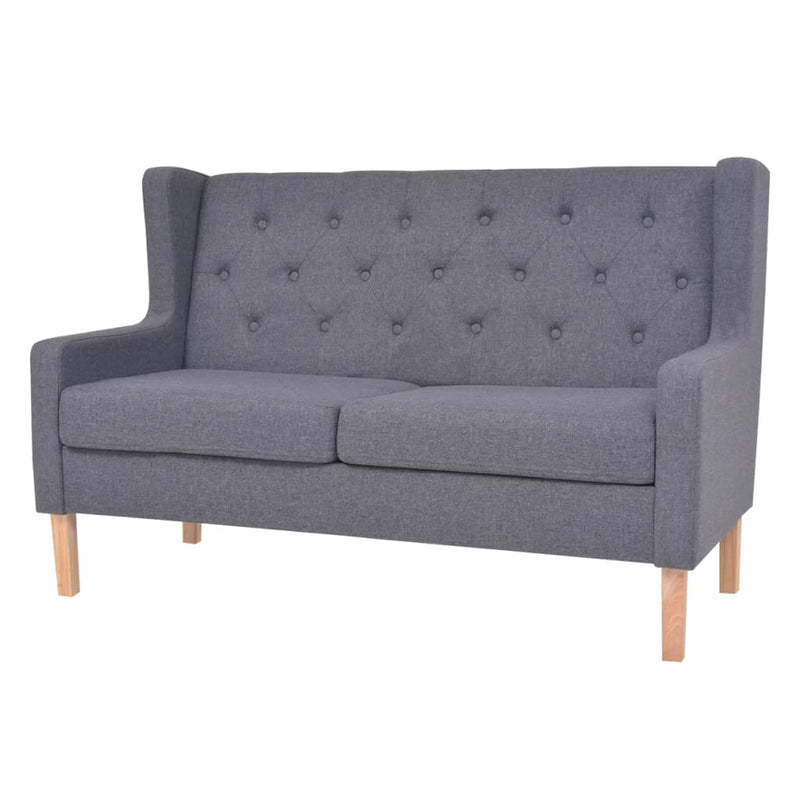 vidaXL 2-Seater Sofa Fabric Blue