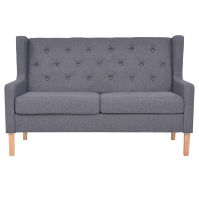 vidaXL 2-Seater Sofa Fabric Blue