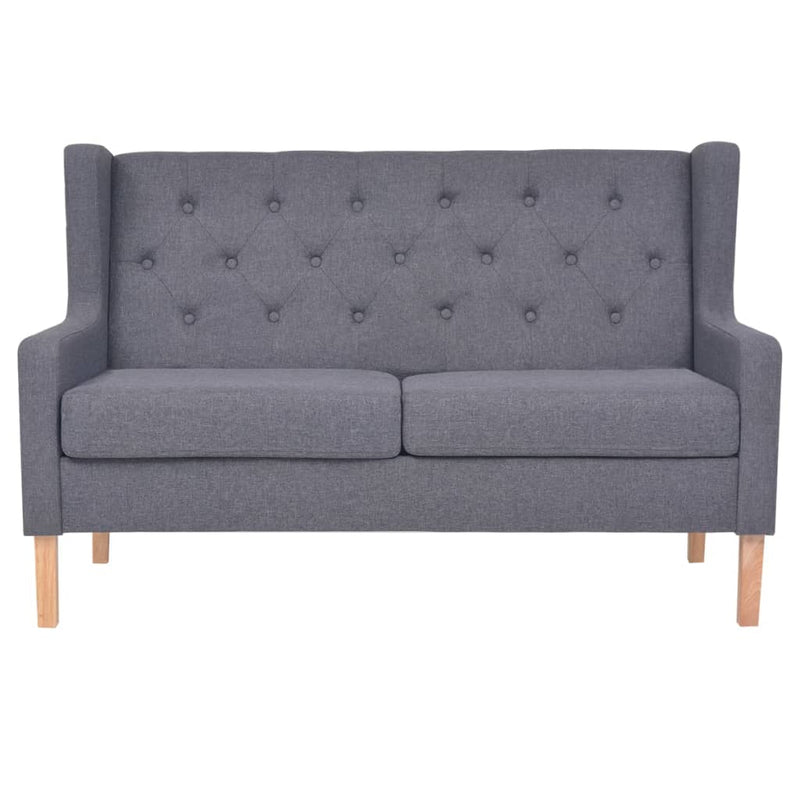 vidaXL 2-Seater Sofa Fabric Blue