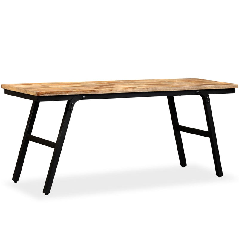 vidaXL Bench Reclaimed Teak and Steel 160x35x45 cm